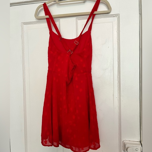 Superdown Makayla Star Mini Dress | Red Superdown Dress - Picture 3 of 7